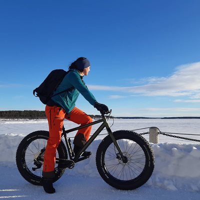 Fatbiking in winter with Luleå Travel