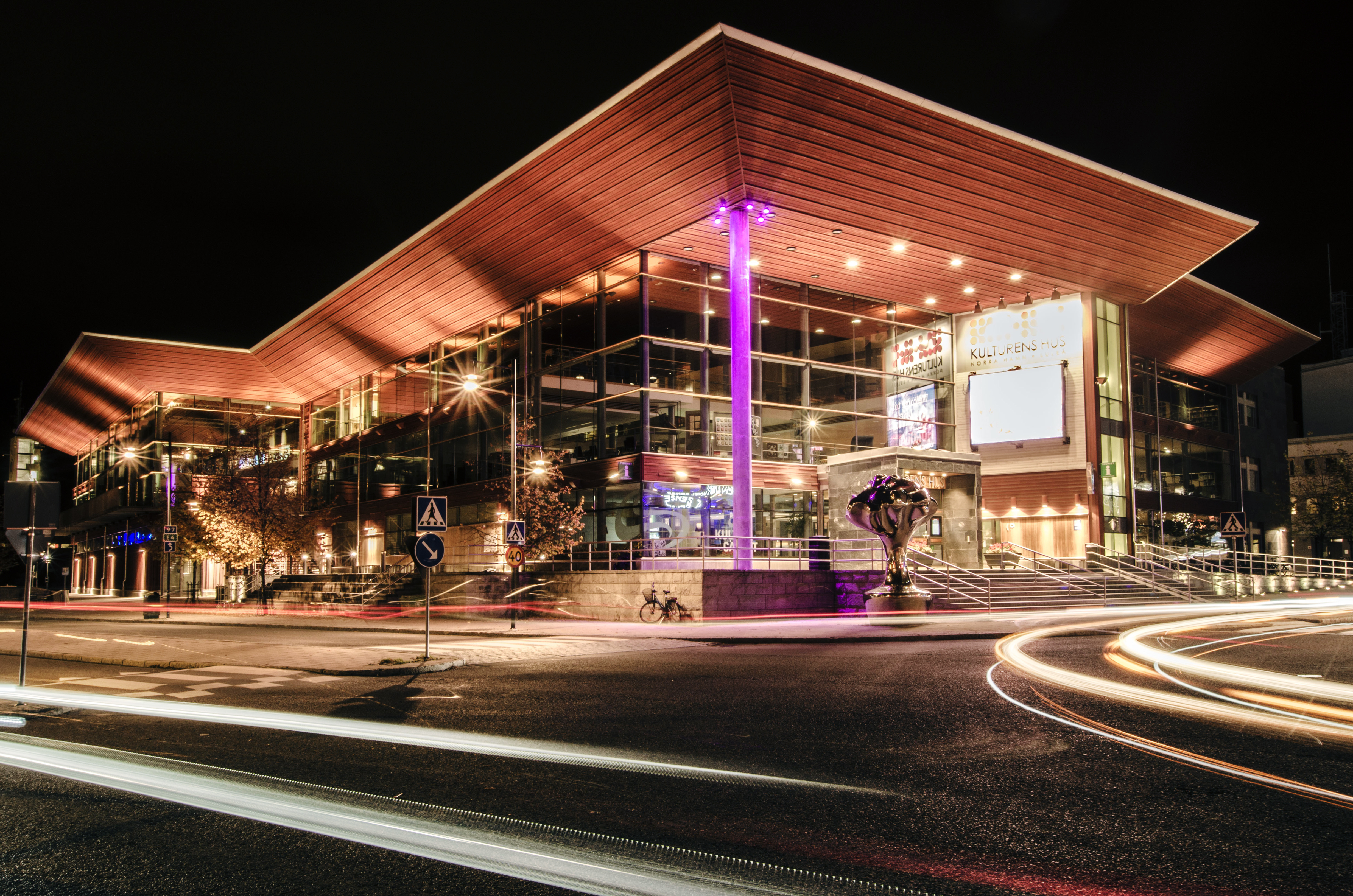 Kulturenshus Nattfoto Daniel Holmgren