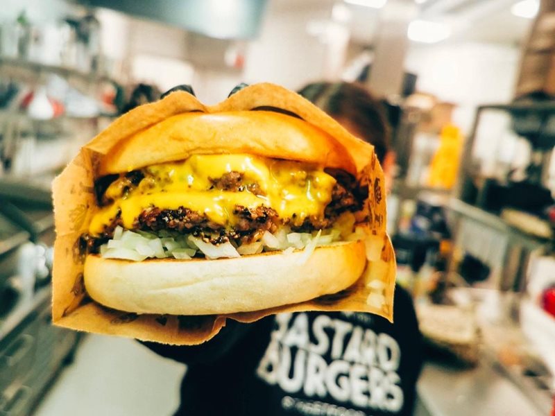 A proper burger at Bastard Burgers