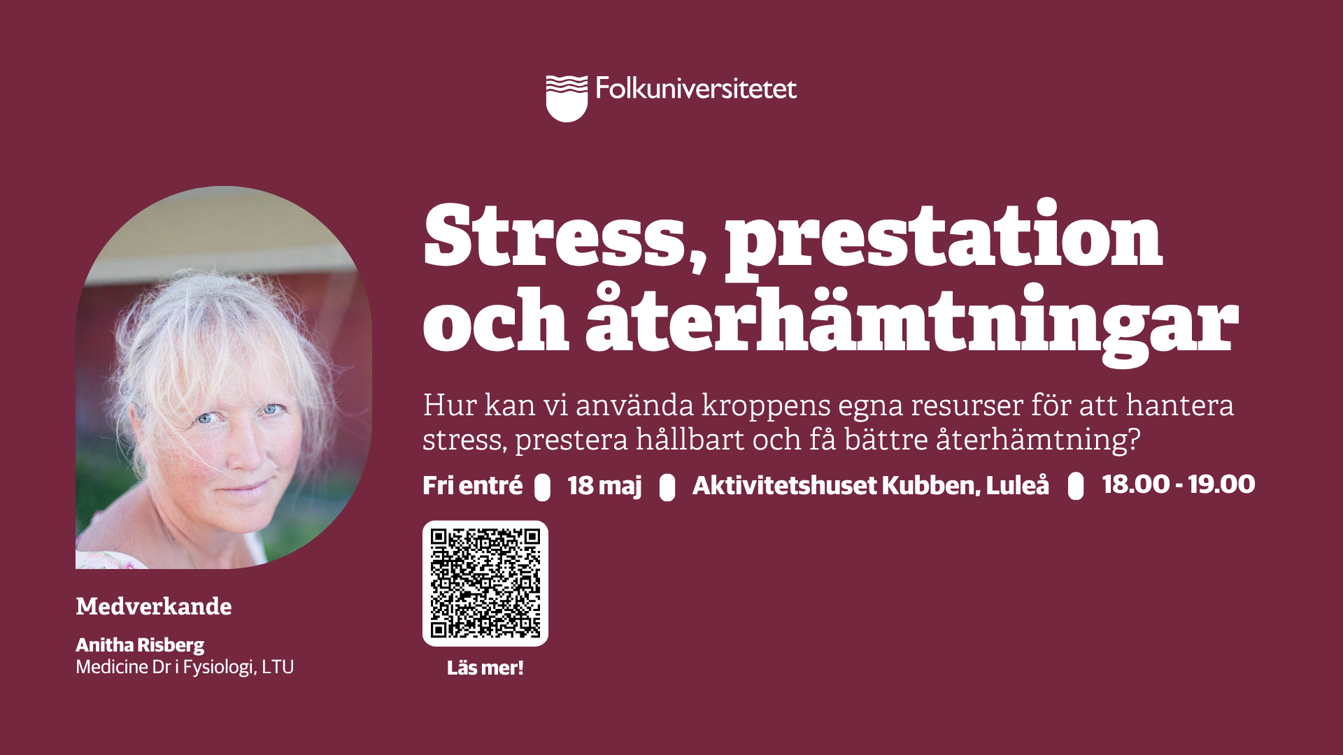 Föreläsning Anitha Risberg