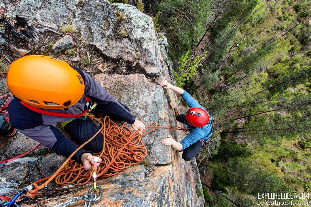 Climbing with Explore Luleå