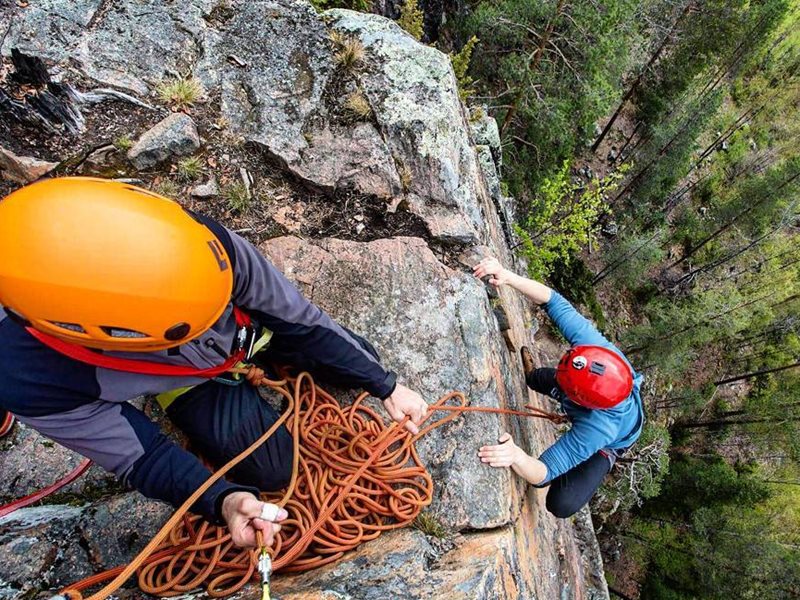 Climbing with Explore Luleå