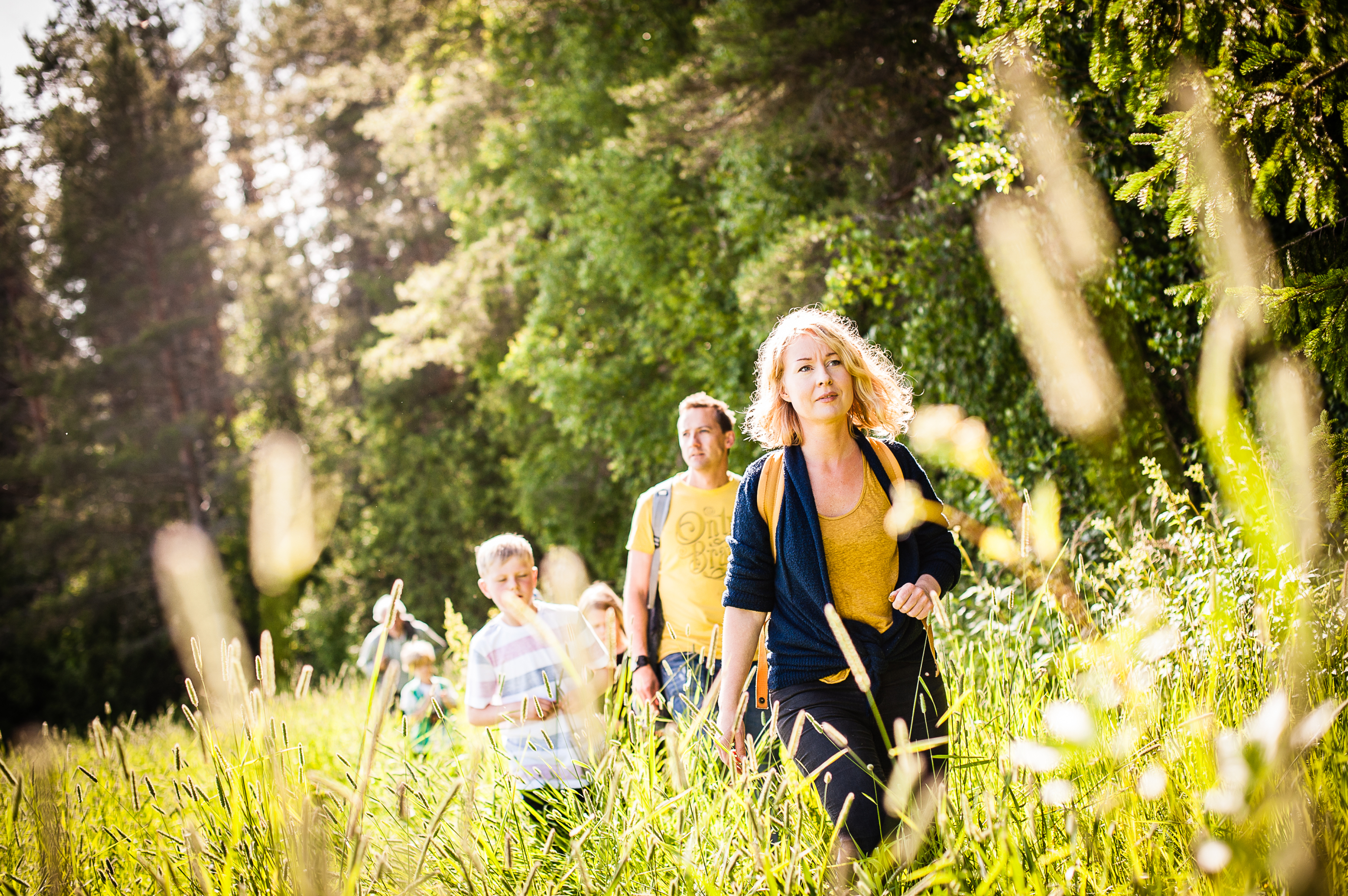 Familjetur, Foto Ted Logart