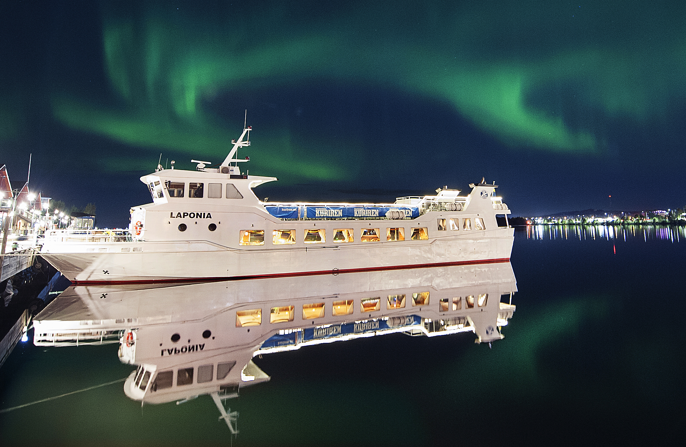 Northern lights over Laponia