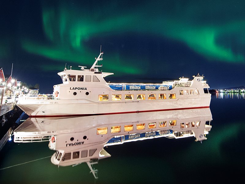 Northern lights over Laponia
