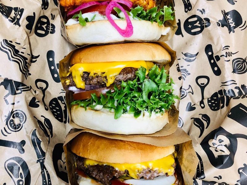 Burgers at Bastard Burgers
