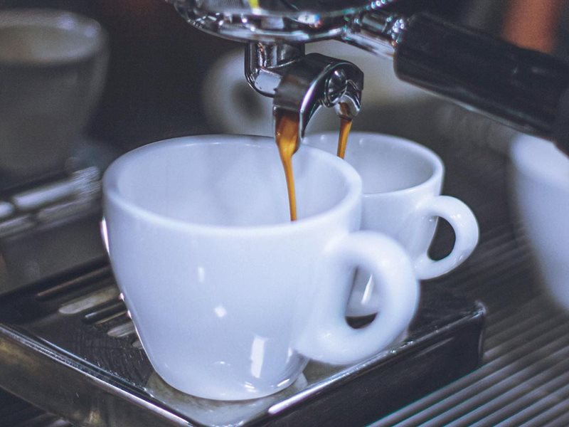 Freshly brewed coffee at Cupture