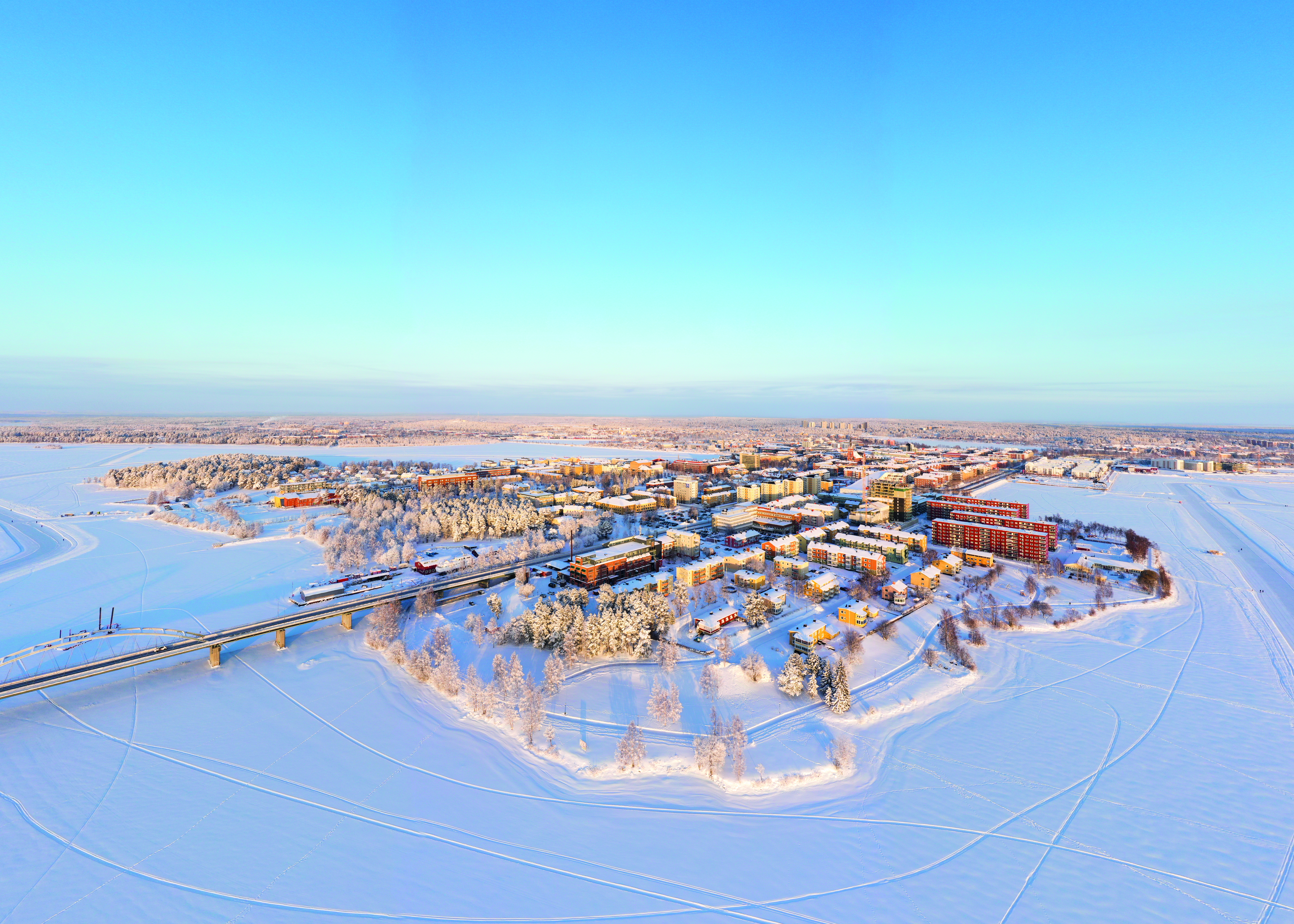 Luleå Vinter Dagsljus PANO2