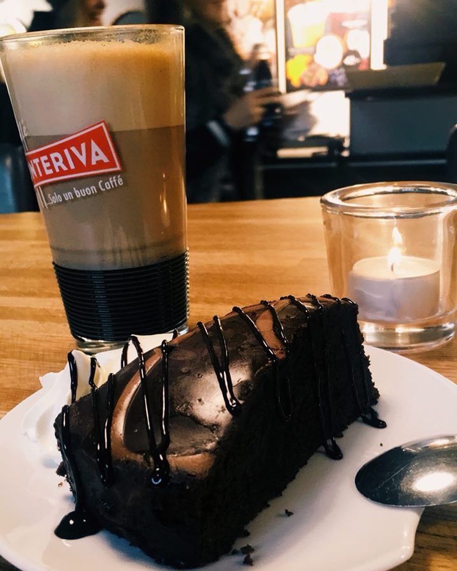 Chocolate cake at Mat & Prat