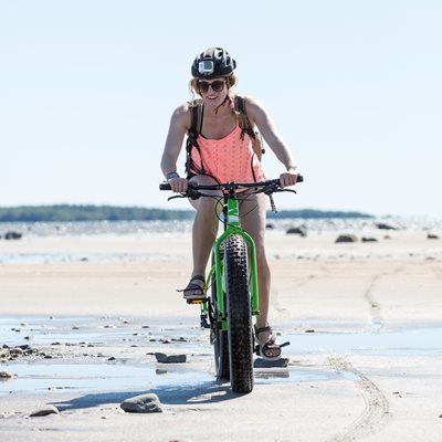 Bike excursion in Luleå archipelago