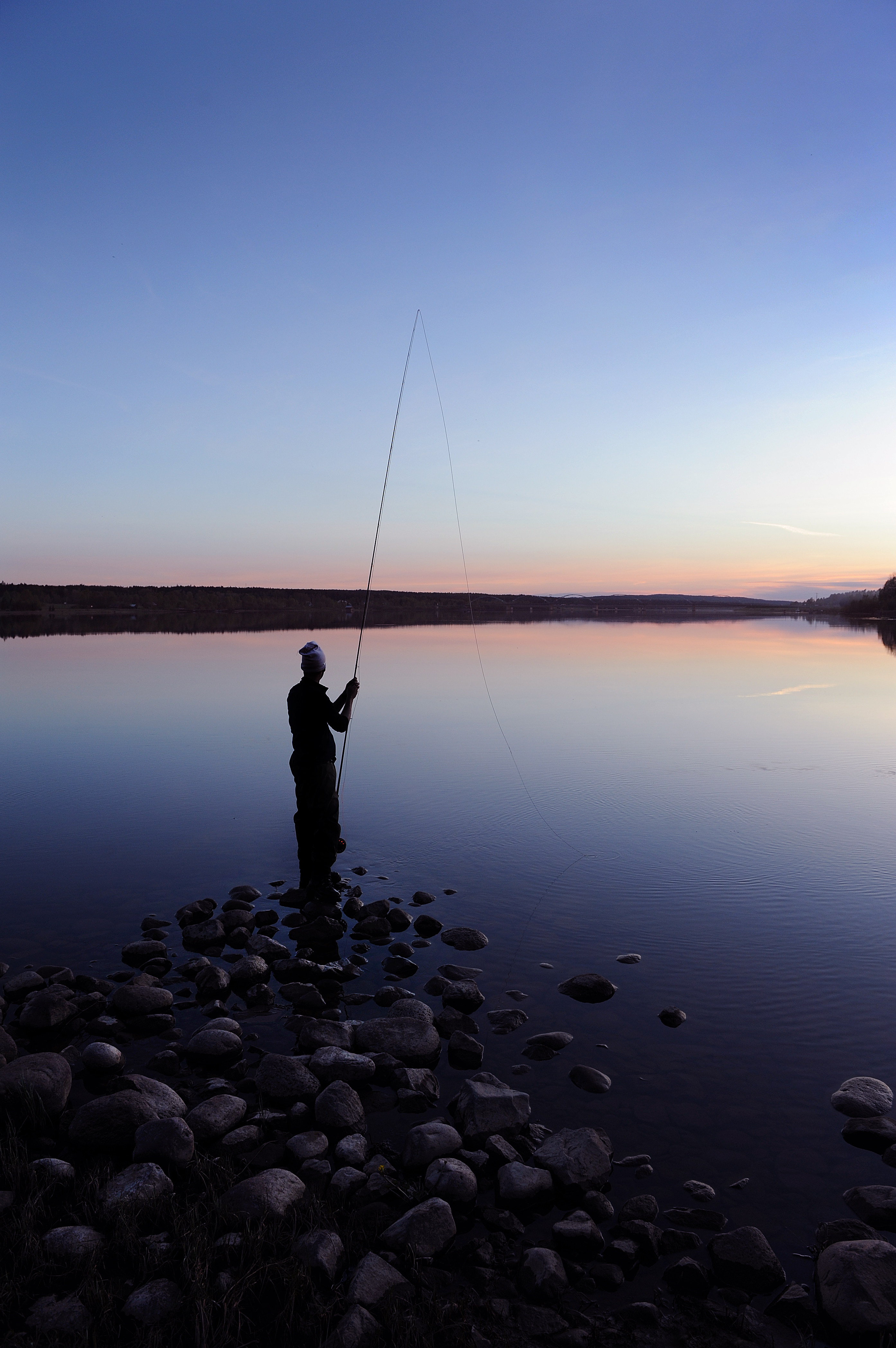 Summer fishing by Per Lundström
