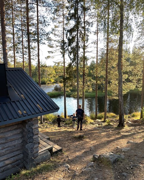 Långforsen Rastplats Raststuga Råneälv 2021 Helena Holm