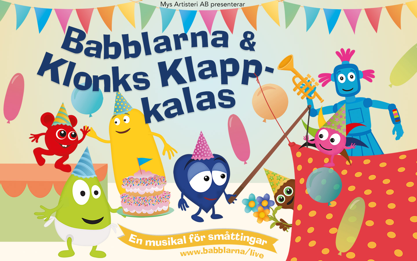 Babblarna & Klonks Klapp-kalas