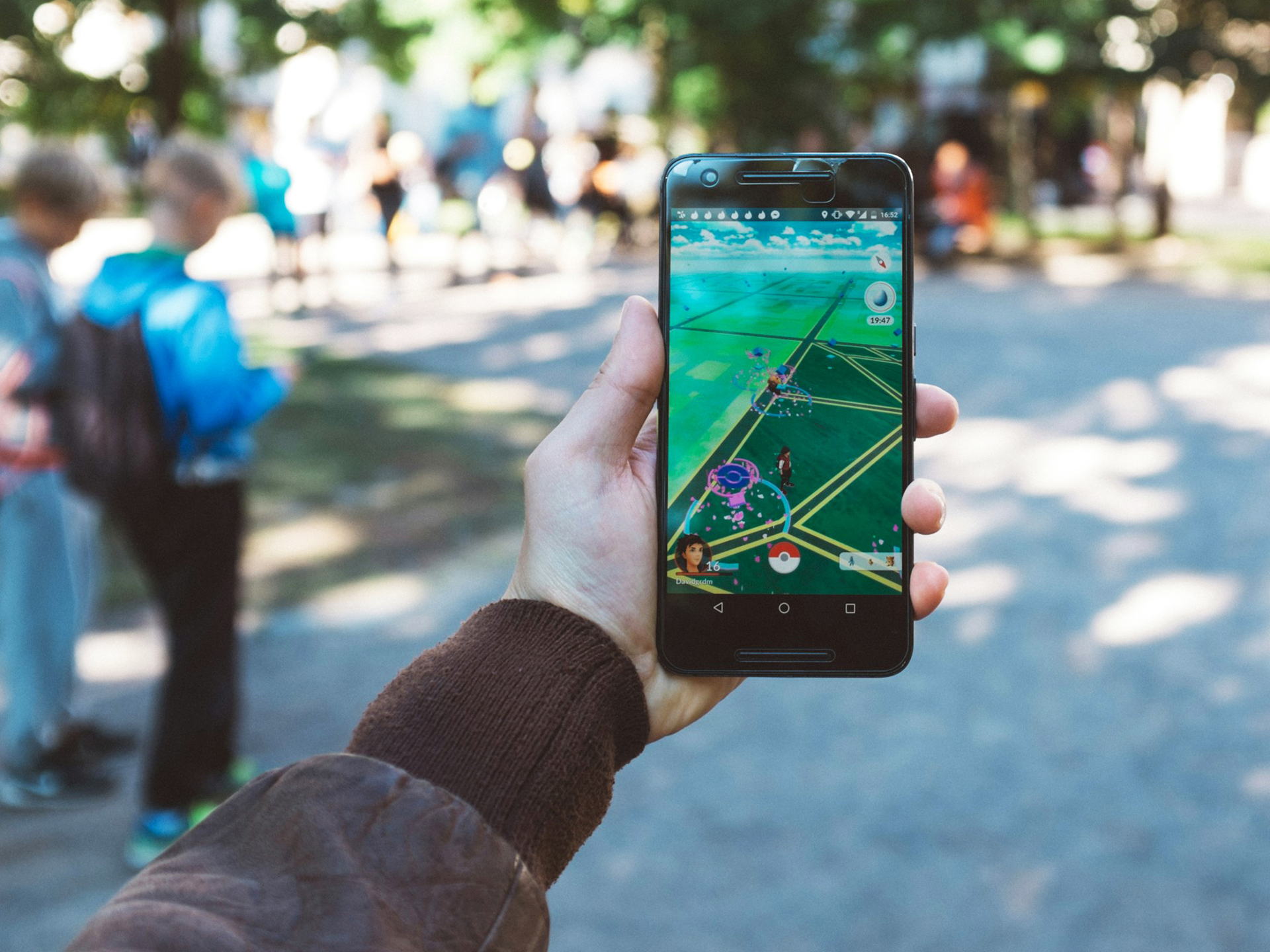 Spelet Pokemon Go.