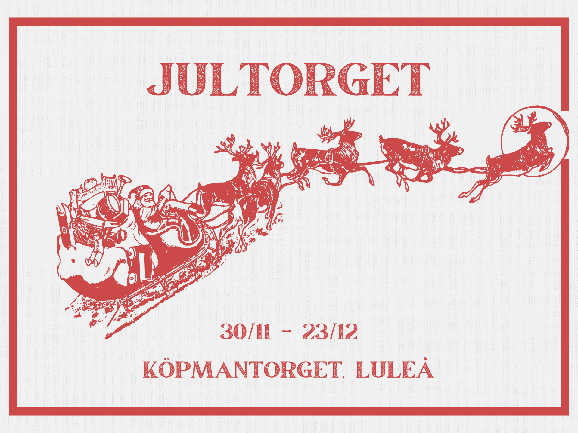 jultorg i Luleå