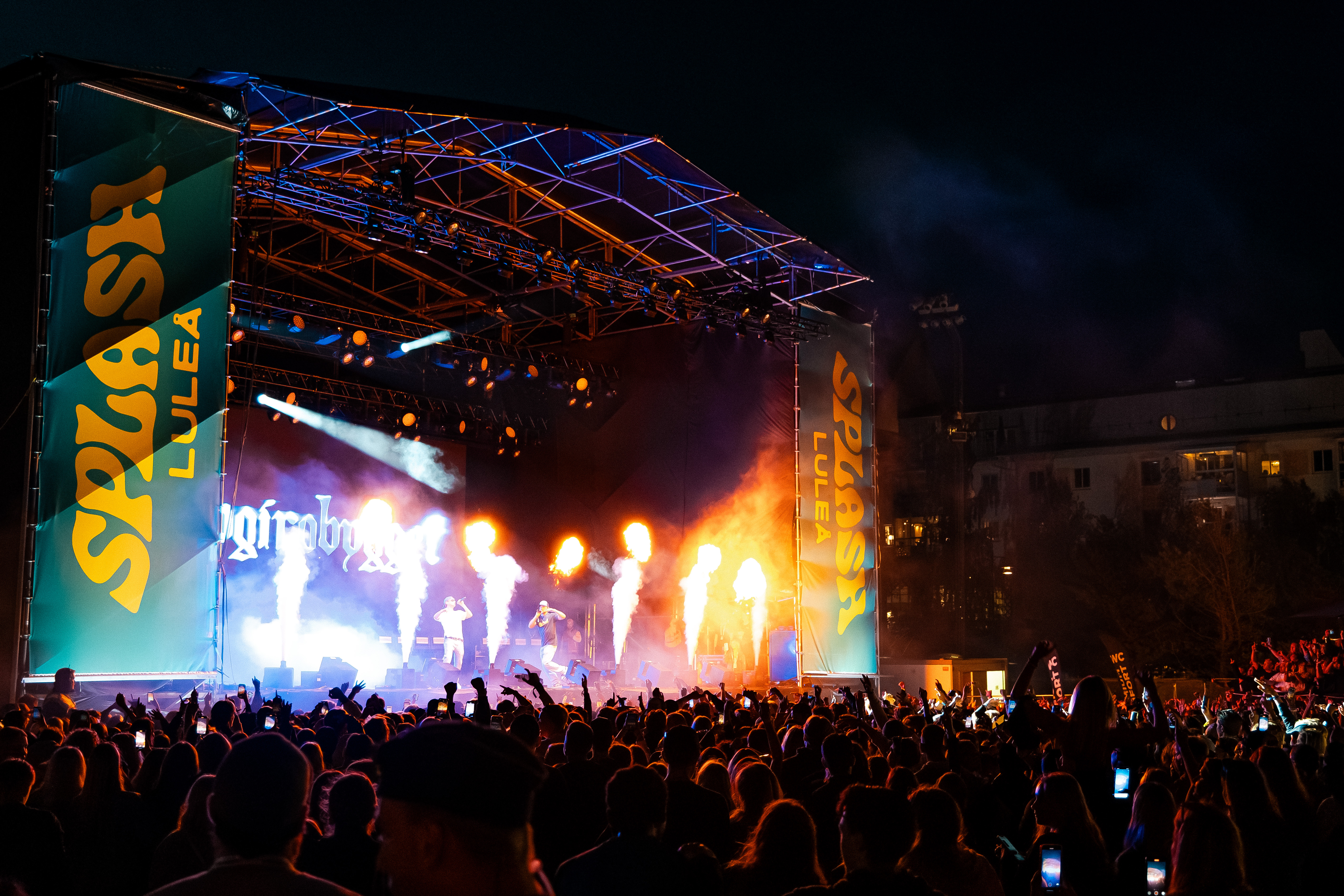 Festivalområdet på Södra Hamnplan