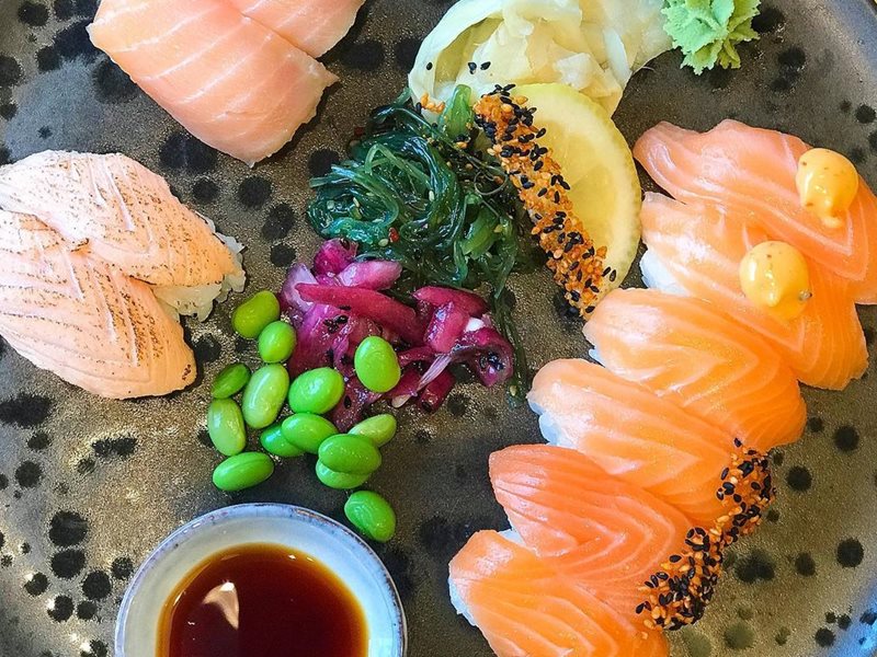 Sushi at Råvara in Luleå