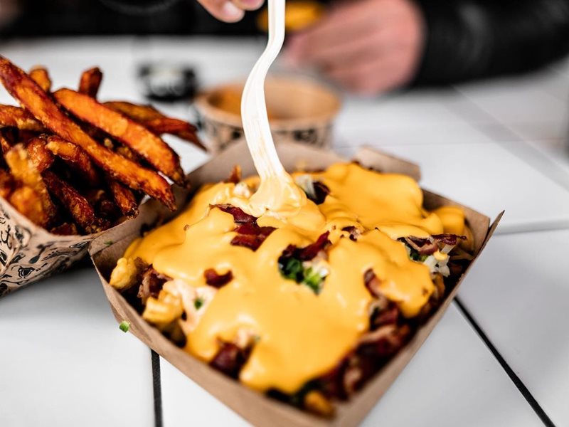 Animal fries at Bastard Burgers