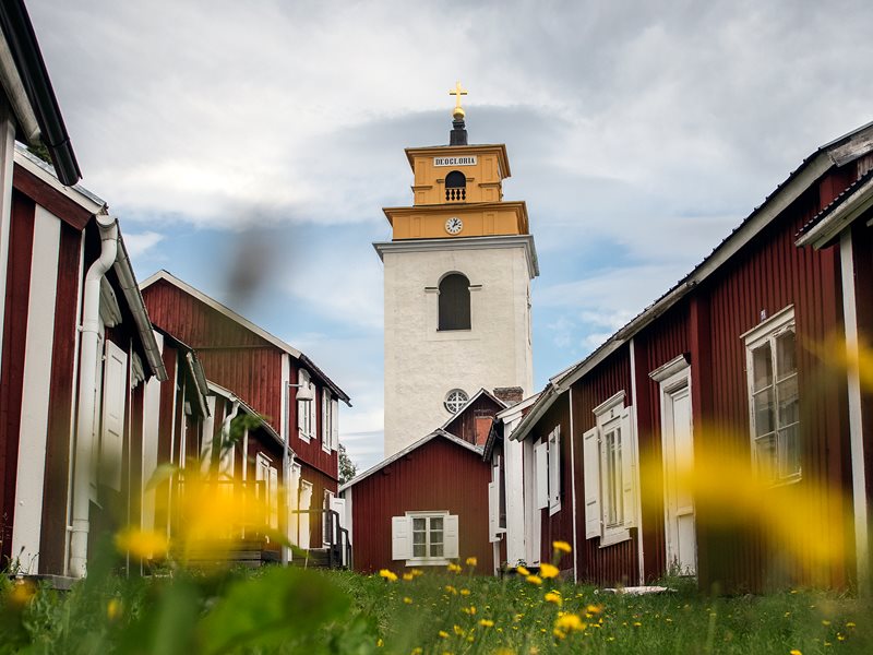 Gammelstads Kyrkstad is a UNESCOs World Heritage Site