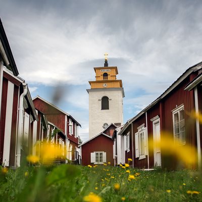 Gammelstads Kyrkstad is a UNESCOs World Heritage Site