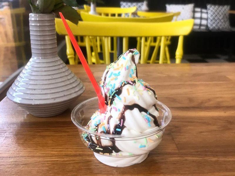 Ice cream at Café La Vache