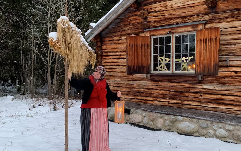 Kornkärve Julvisning Z Johansson Fria