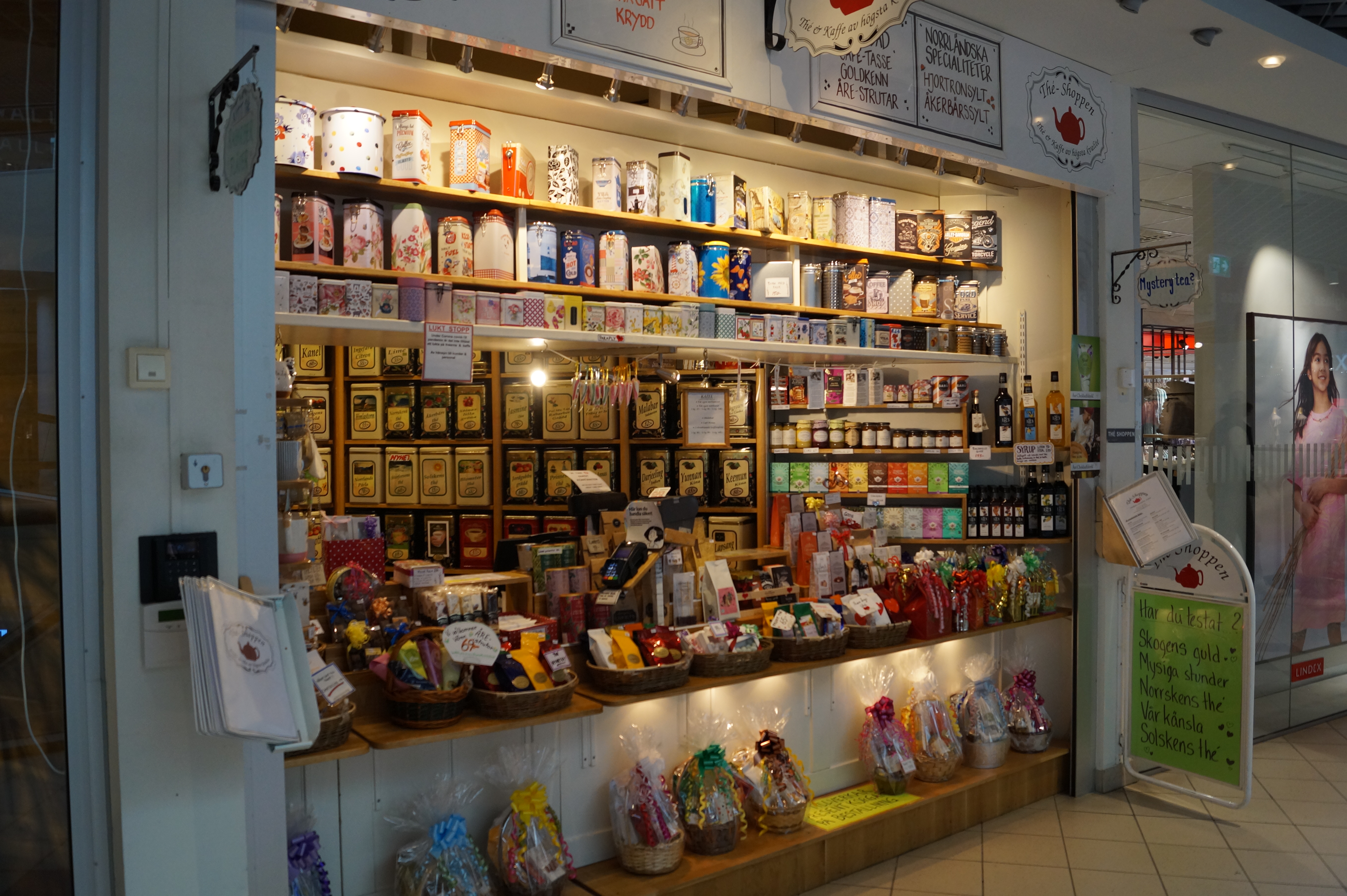 Thé Shoppen I Smedjan Vy Från Köpmangatan
