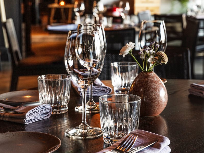 Table setting at Hemmagastronomi