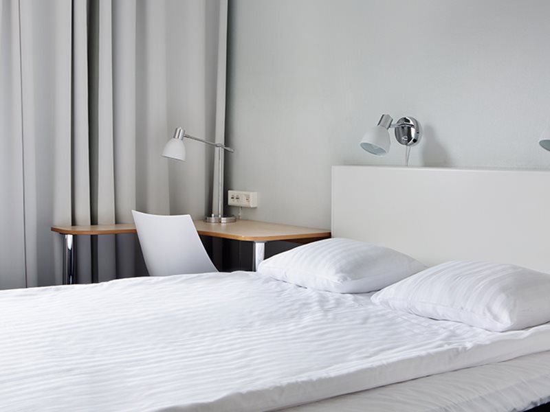 Arctic Hotel Queen Bed1