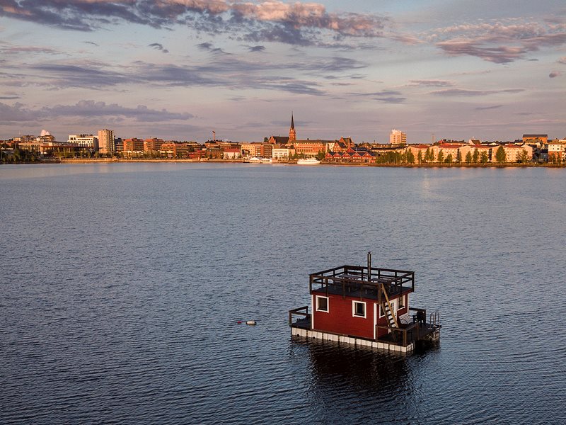 Sauna with a view