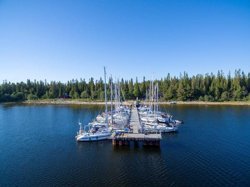 Kluntarna Gästhamn Flygbild 0006 Alf Arne Harjo Friköpt