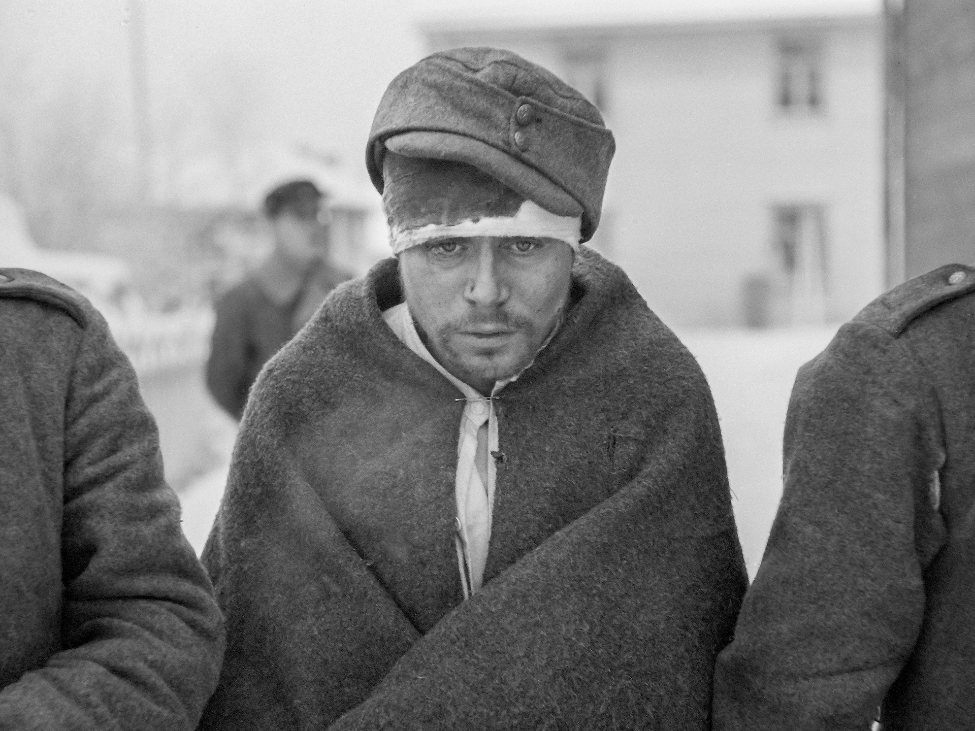 Krigsfånge. Fotograf okänd.