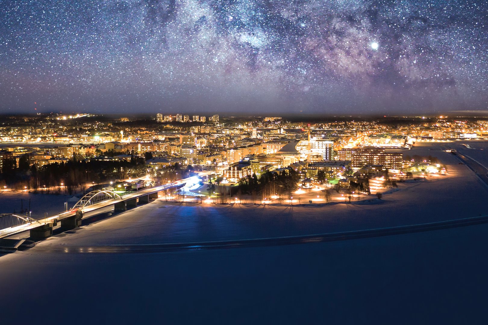 Luleå Vintergatan DJI 0299