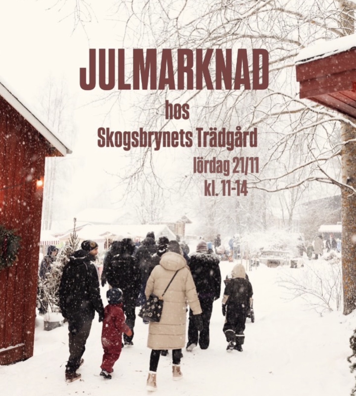 Julmarknad hos Skogsbrynets Trädgård 