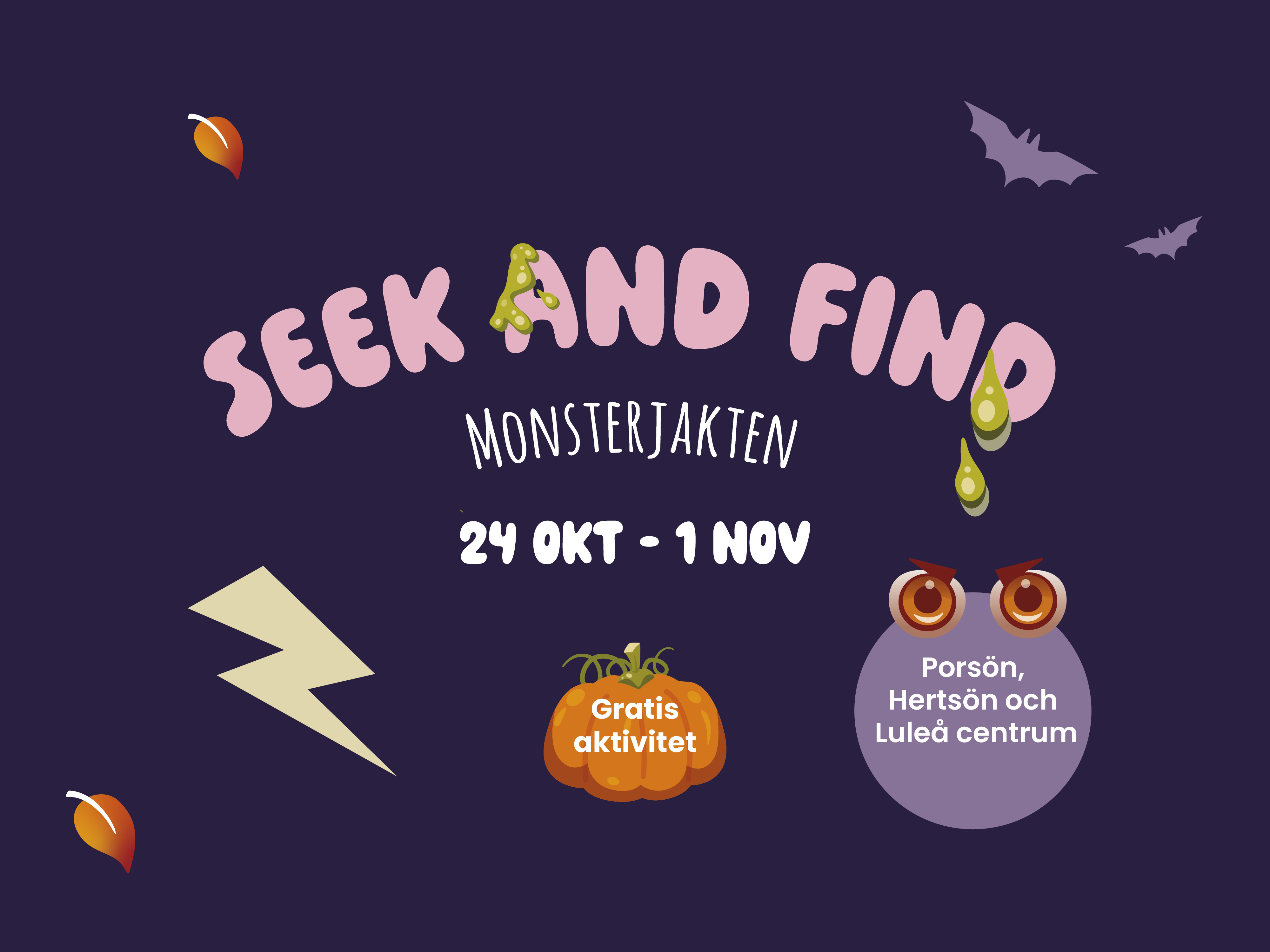 Seek and Find - monsterjakten