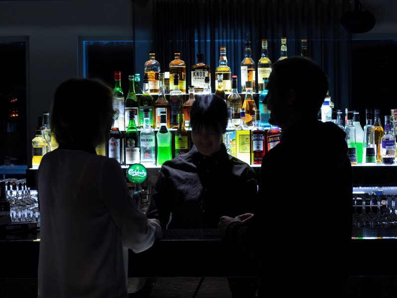 The bar at Kitchen & Table